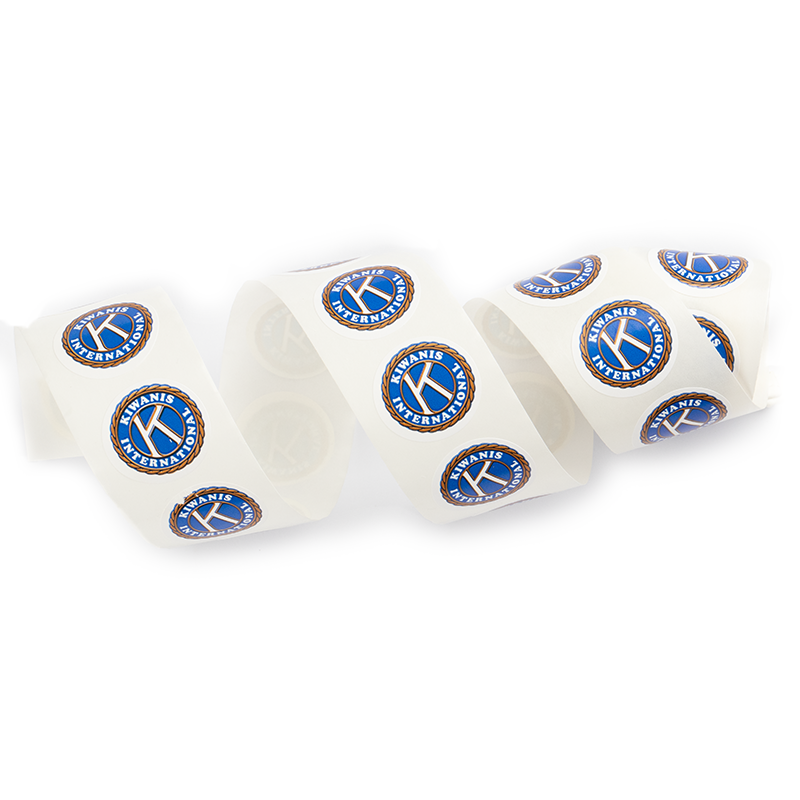 100 1-Inch Round Stickers | Kiwanis Family Products